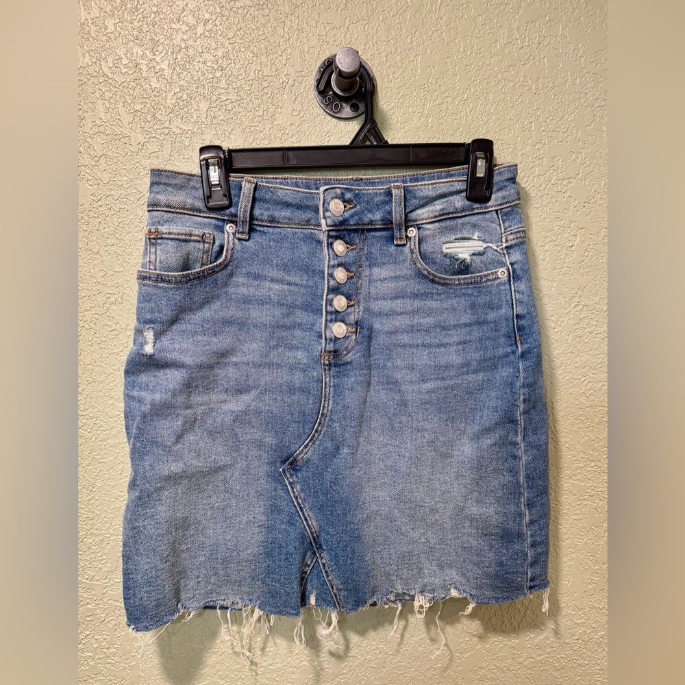 Maurices Blue Denim Skirt